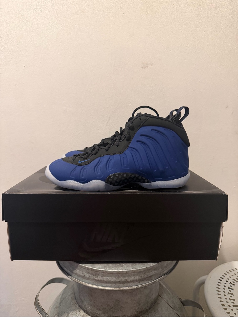 Nike Foamposite One Deep Royal Blue with Black